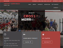 Tablet Screenshot of crossfitmerrimack.com